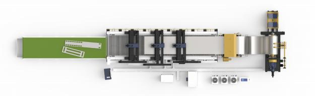 3000W-30000W Precision Laser Cutting Machine for Metal Coils and Thin Plates