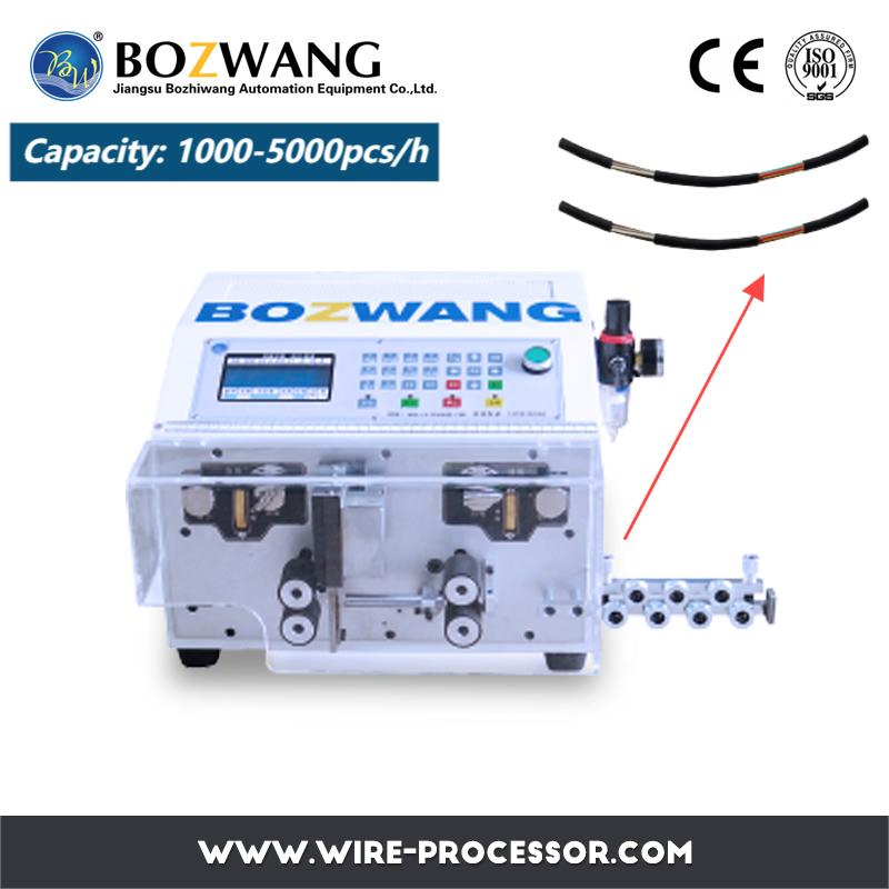 Bzw-882dh Automatic Computerized Multi-Core Sheathes Cable Cutting and Stripping Machine with 4 Wheels Driven