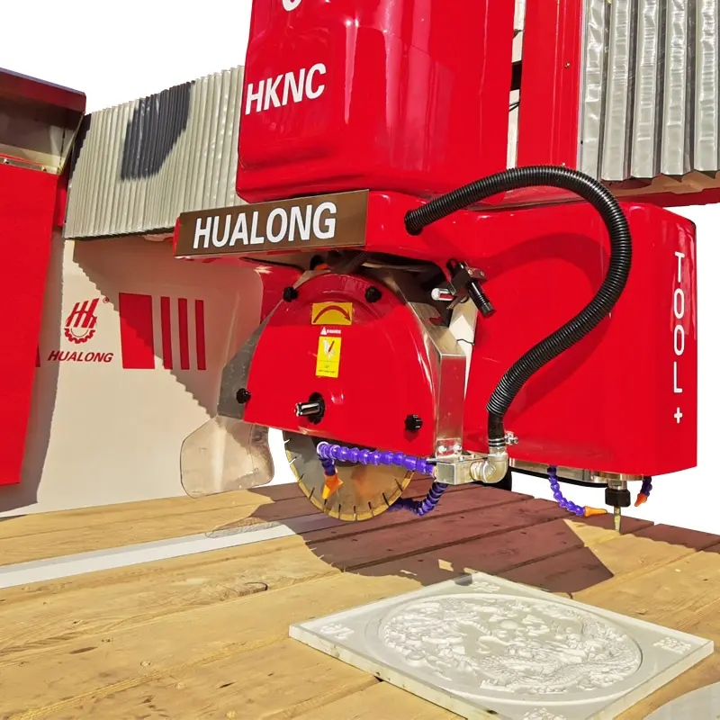Bcmc 5 Axis CNC Italian Control System Bridge Saw Max Blade 650mm Cutting Stone Slab Countertop Processing Equipment