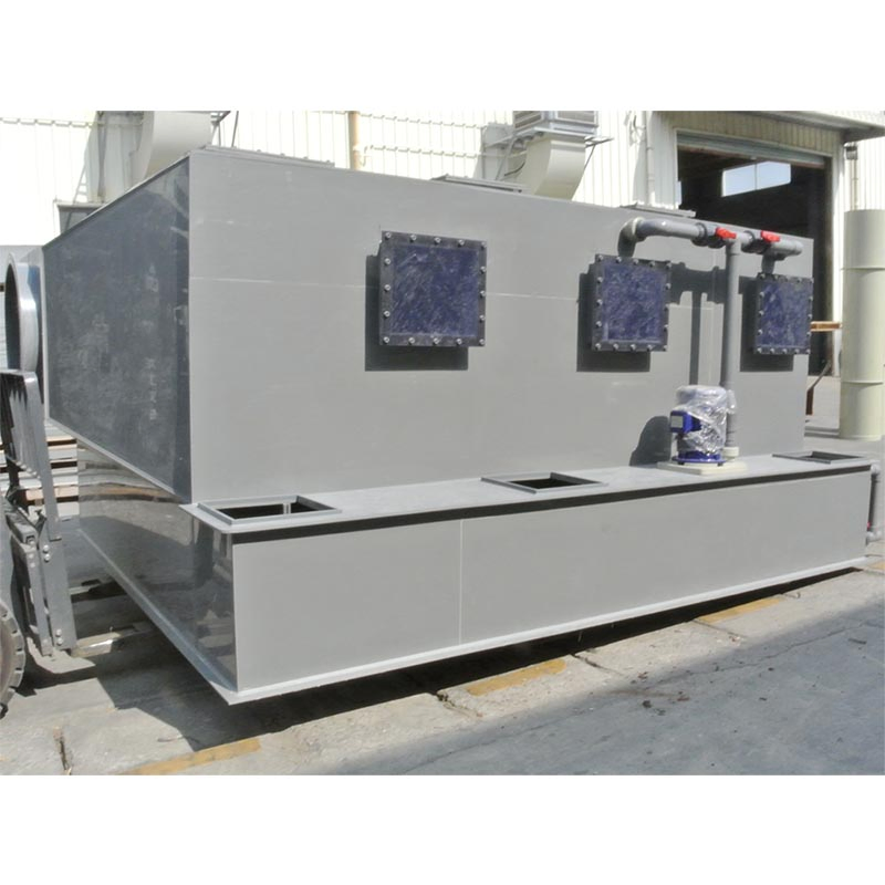 Horizontal Exhaust Gas Scrubber System for Flue Gas Treatment