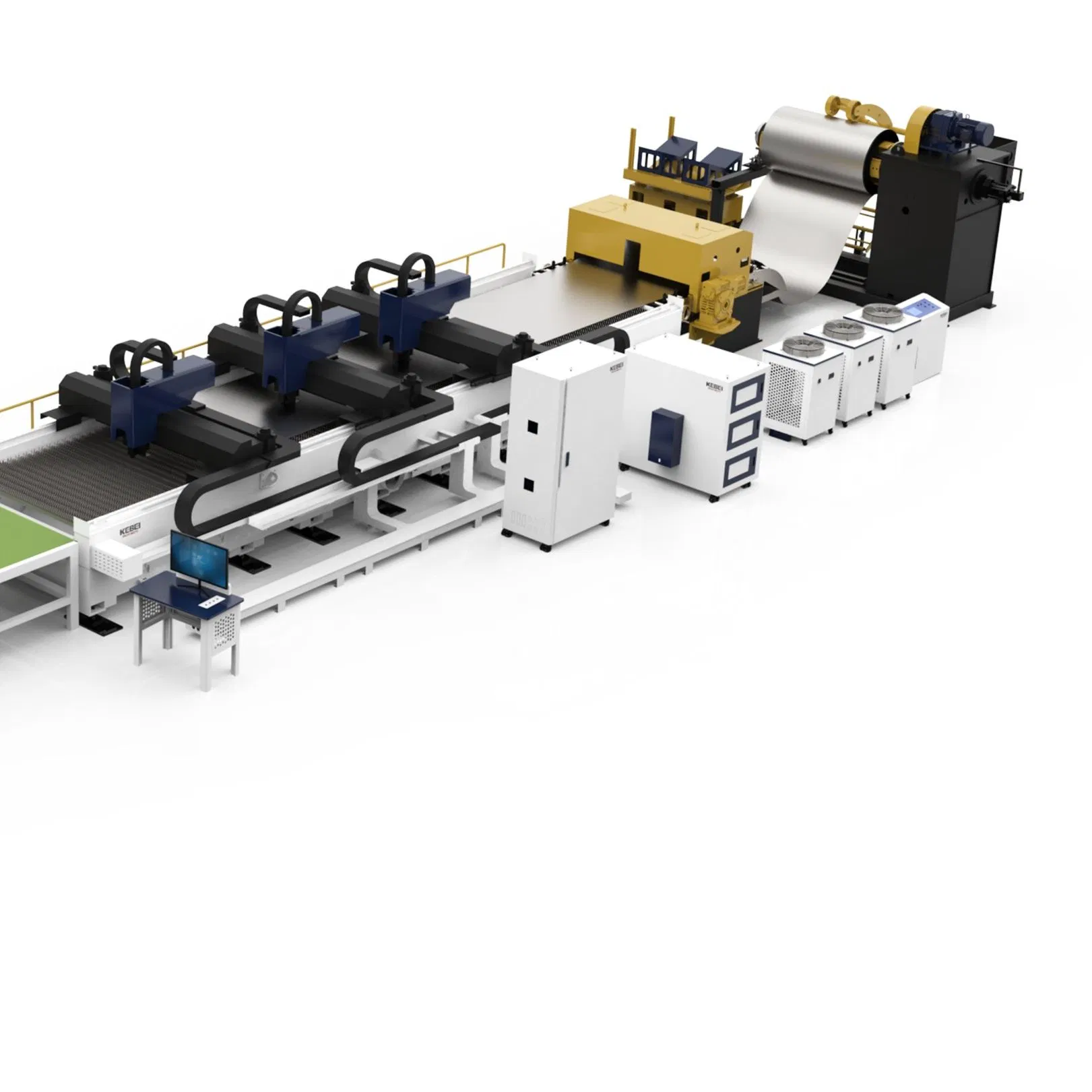 3000W-30000W Precision Laser Cutting Machine for Metal Coils and Thin Plates