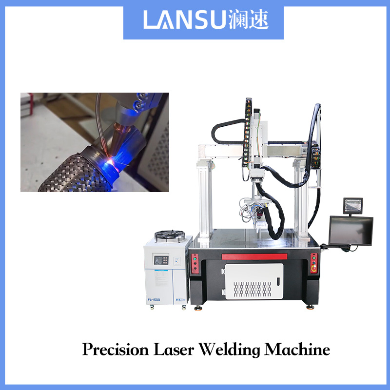Lansu 1500W Gantry Galvo Laser Welding System for Electrical Cabinets and Control Panels with CE
