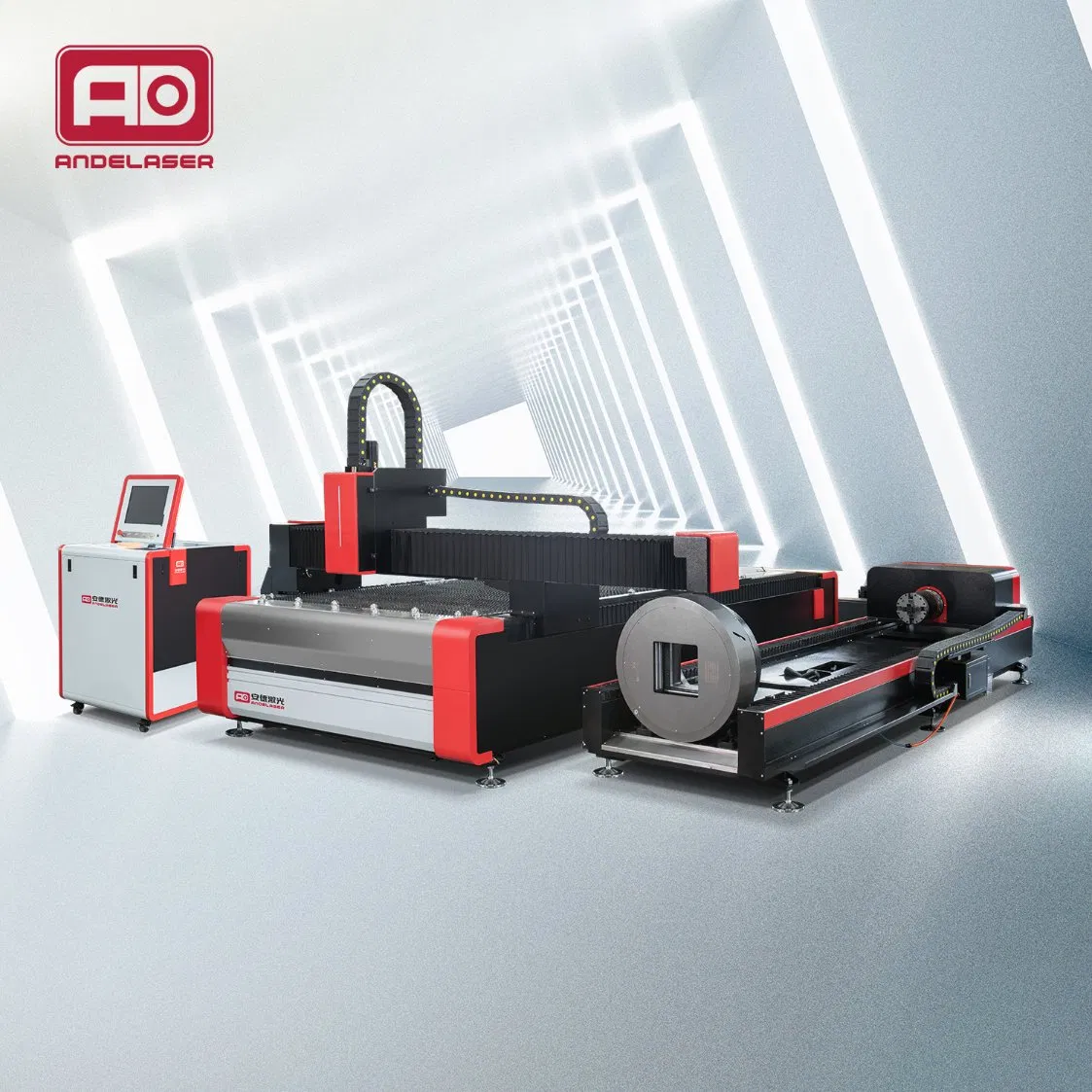Industrial Power Industrial Advanced 3015/4020/6020/6025 CNC High Precision Laser Cutter for Plate and Tube for Retail