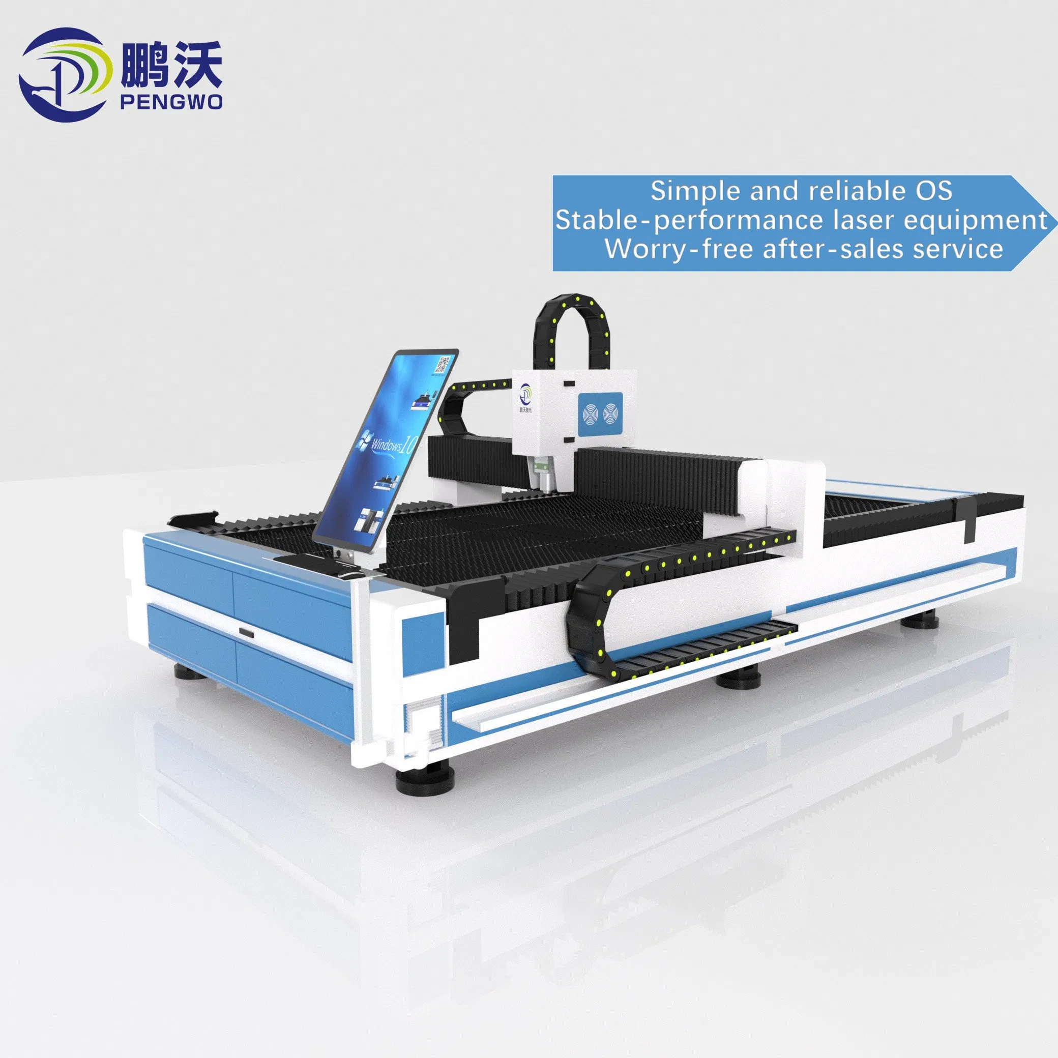 High-Efficiency Fiber Laser Cutting System 6000W 12000W for Sheet Metal