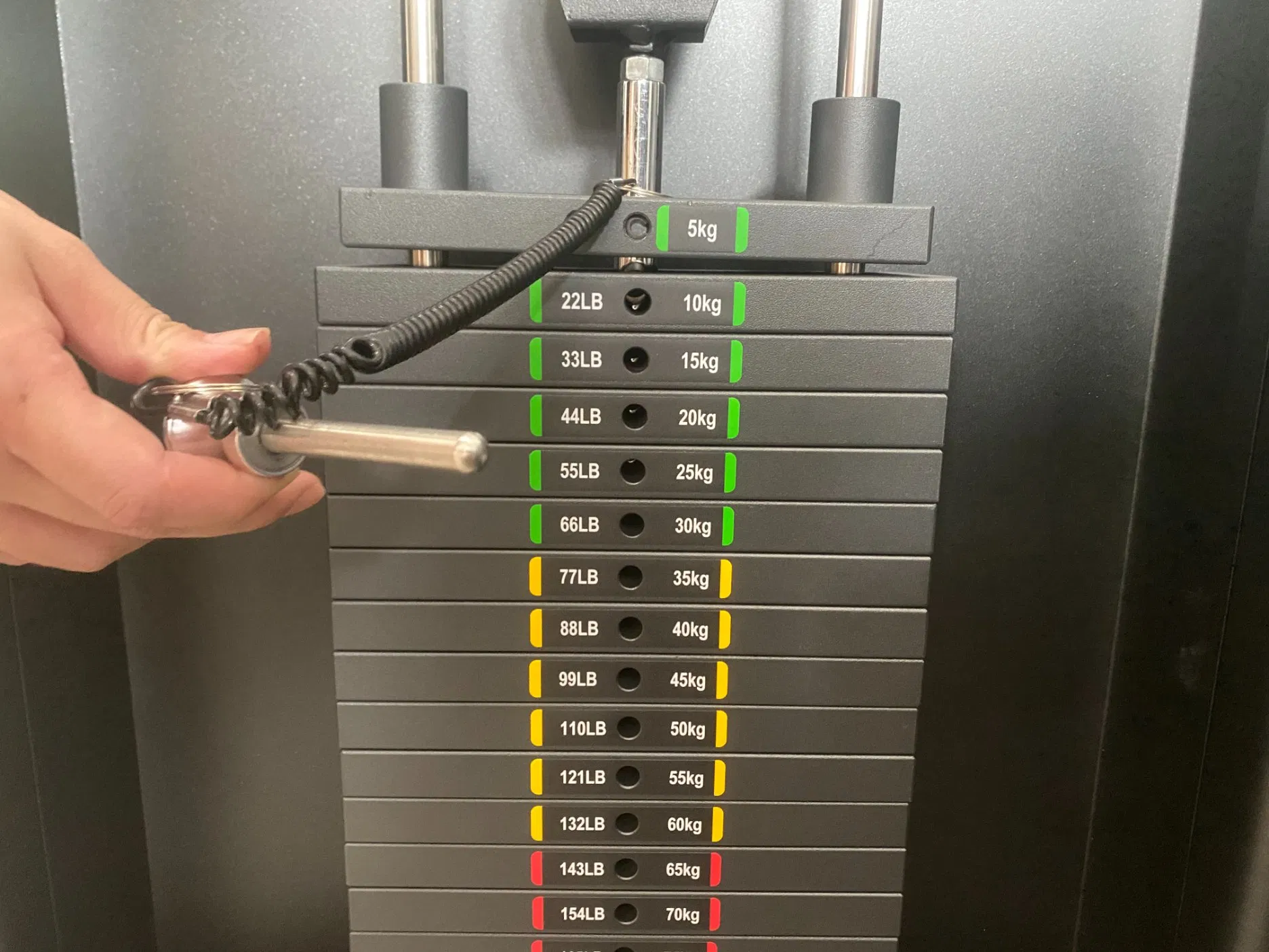 Rapid Weight Selection System with Visual Identification Features