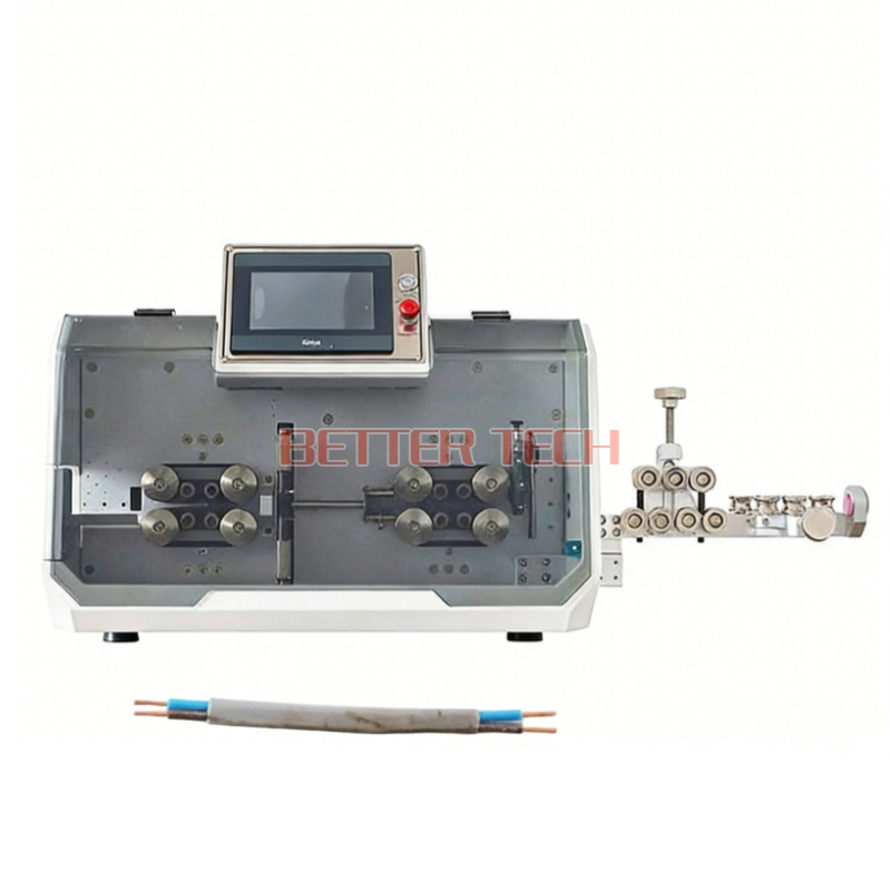 10-Core Sheath Cable Cutting Stripping Machine Stripping Outer Sheath and Inner Wires