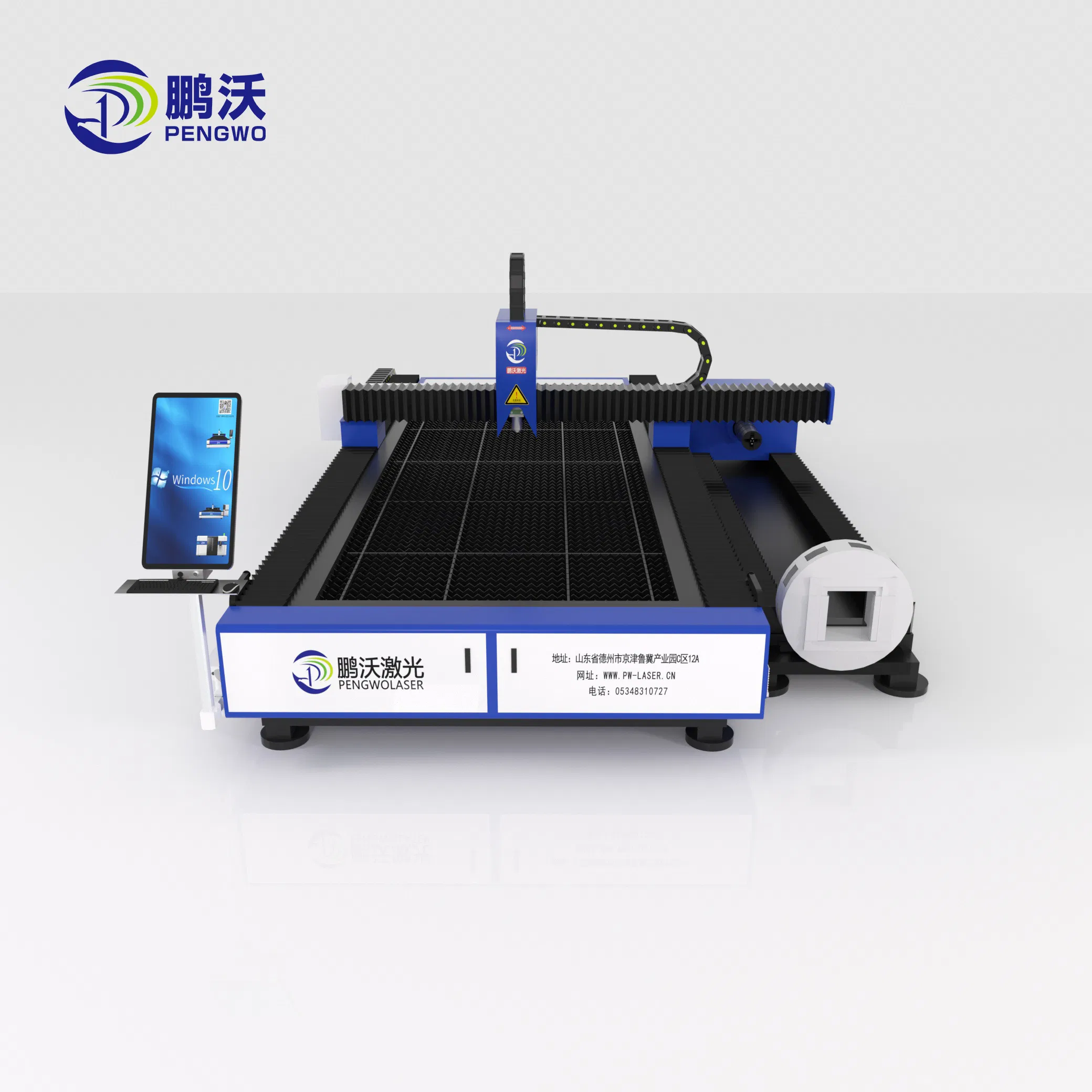 High-Power Fitness Laser Cutting System for Sheets and Pipes