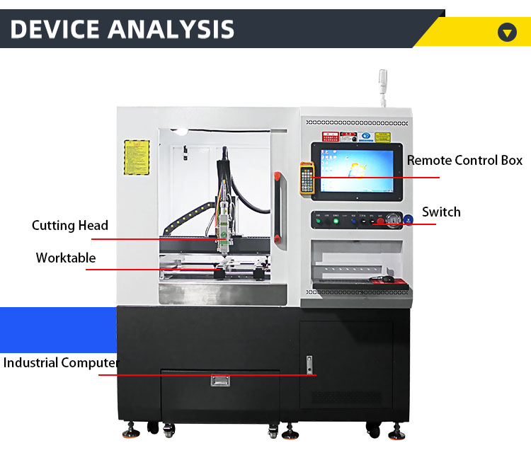 Thin Copper Brass Aluminum Stainless Steel Substrate Sheet Laser Cutting Machine for PCB Board