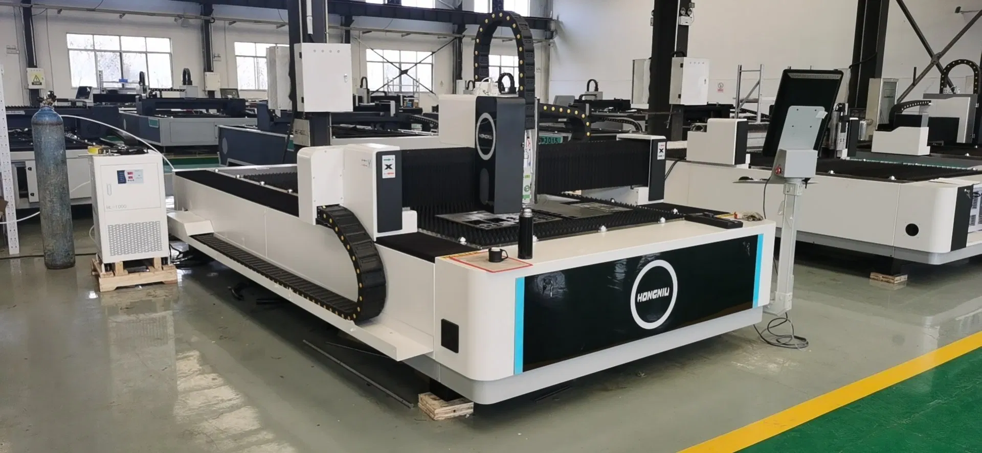 Thin Stainless Steel Aluminum Sheet Fiber Laser Cutting Machine