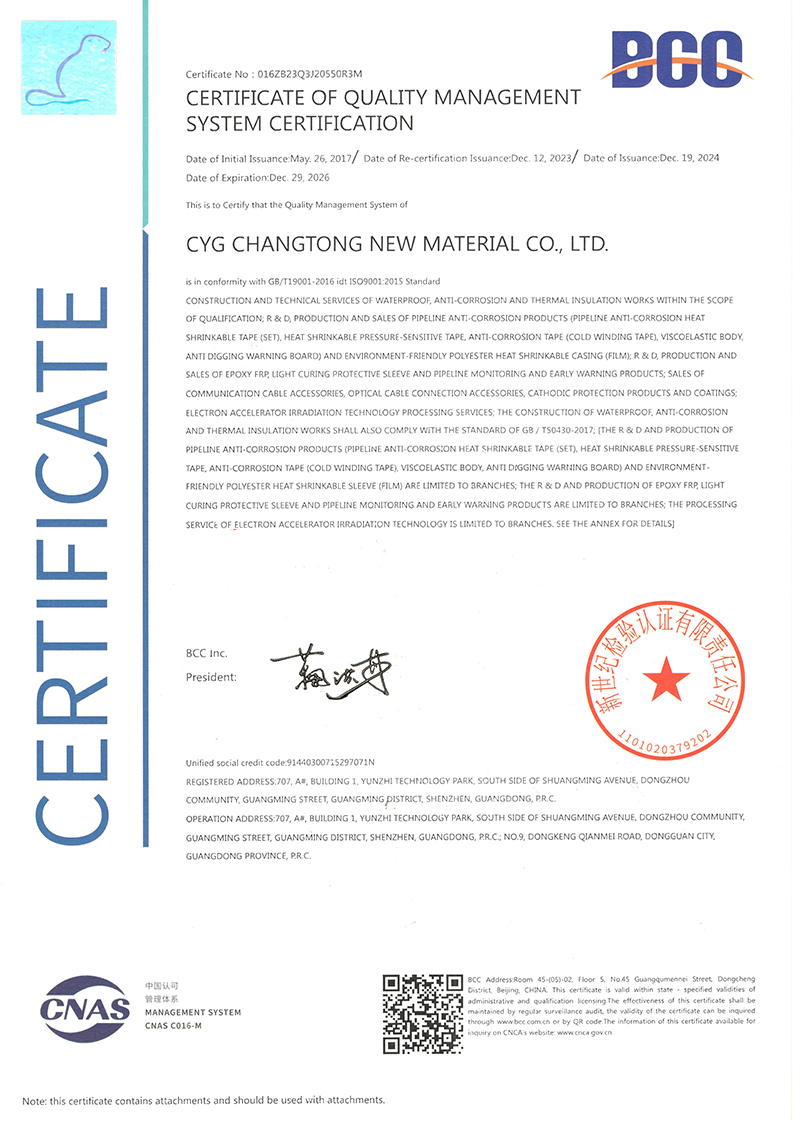 Company Certificate
