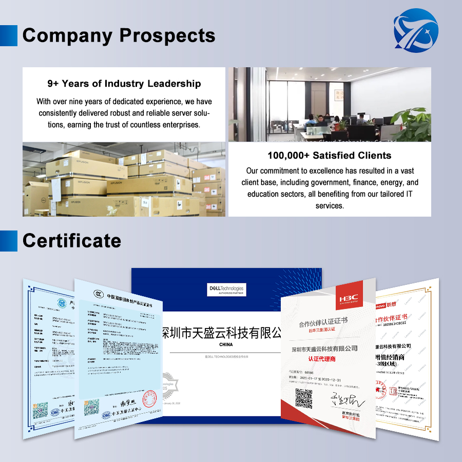 Wholesale In Stock Shenzhen Dell R750 Workstation Servers Poweredge 2U Rack Nas Precision Xeon 750 Server