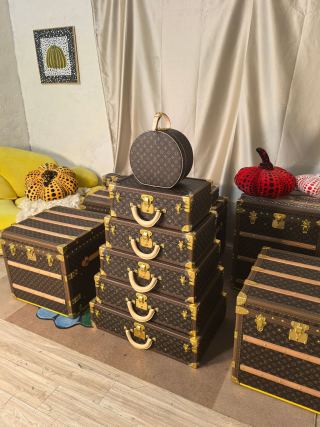 Famous Luxury Monogram Stackable Trunk Set with Hat Box Manufacturer, Exporters