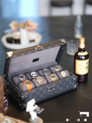 Best Louis Vuitton Style Multi-Slot Hard Case Watch Box, Luxury Monogram/Damier Hard Case Watch Storage Watch Manufacturer, Exporter