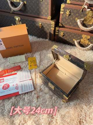 Famous Handcrafted LV Inspired Jewelry Storage Trunk for LV VOLT Collection, Premium Monogram Hard Case Supplier, Exporters