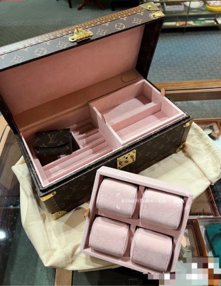 China Handcrafted LV Inspired MCOFFRET Accessoires Hard Trunk Manufacturers, Products