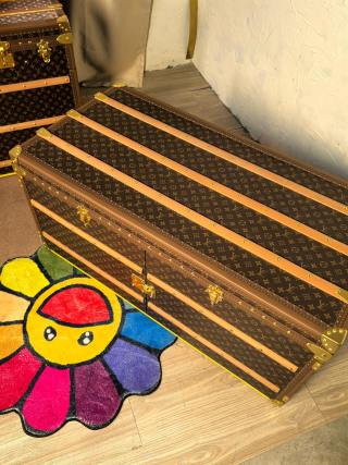 Famous Monogram 6-Drawer Coffee Table Custom Suede Lining Manufacturer, Exporter