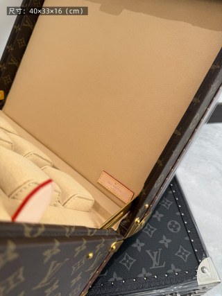 High-Quality Louis Vuitton Style 18-Slot Watch Box, Luxury Classic Monogram Hard Case Watch Storage with Secret Compartment Manufacturers, Exporter