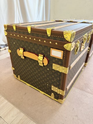 Best Luxury Monogram Nightstand with Pink Velvet Lining & Real Gold Plated Brass Hardware Supplier, Suppliers