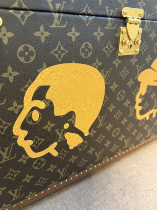 Wholesale Autumn Limited Edition Monogram Storage Trunk Set Luxury Cartoon Graffiti Storage Cabinets Product, Service