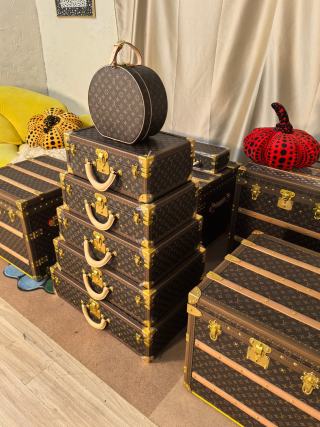 Famous Luxury Monogram Stackable Trunk Set with Hat Box Manufacturer, Exporters
