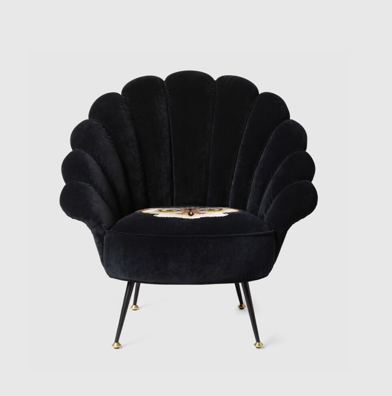 High-Quality  Furniture Chair Owl Embroidered Velvet Embroidered Flowers Velvet Armchair Exporter, Products