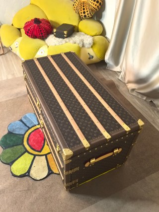 High-Quality Classic Monogram Double-Door Trunk Coffee Table - Official Red Velvet Interior Supplier, Products