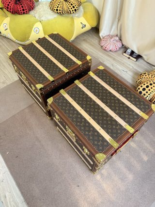 Best Luxury Monogram Nightstand with Pink Velvet Lining & Real Gold Plated Brass Hardware Supplier, Suppliers
