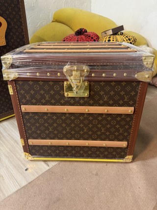 Best LV Style Monogram Lidless Nightstand Trunk (Custom Color-Block Lining) Factories, Exporters
