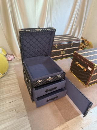 Best LV Style Damier Graphite Coffee Table Side Trunk Manufacturers, Factories