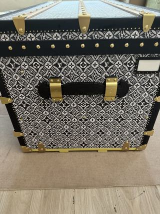 Famous LV Style 1854s Monogram Coffee Table Trunk (Black Lining) Manufacturers, Factories