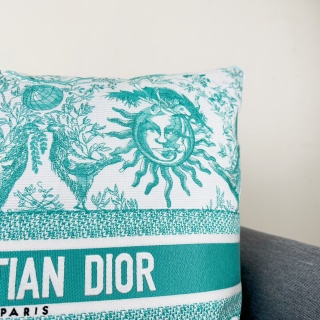 Best Dior Dioriviera 2026 Limited Edition Toile de Jouy Embroidered Cushion, Luxury Home Decor Pillow Manufacturers, Exporter