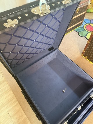 Best LV Style Damier Graphite Coffee Table Side Trunk Manufacturers, Factories