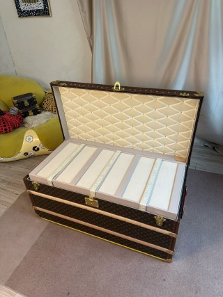Wholesale uxury Vintage Leather Storage Trunk Coffee Table - Decorative Box Factory, Service