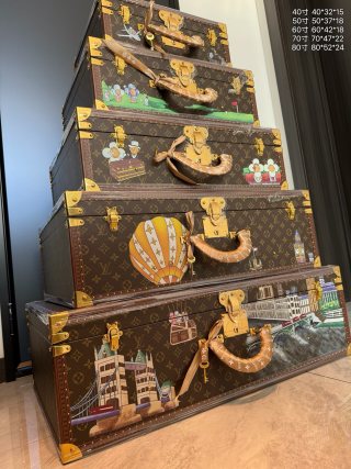 Best LV Painted Tower Trunk Set - Hand-Painted Hard Trunks (Customizable Lining) Manufacturers, Service