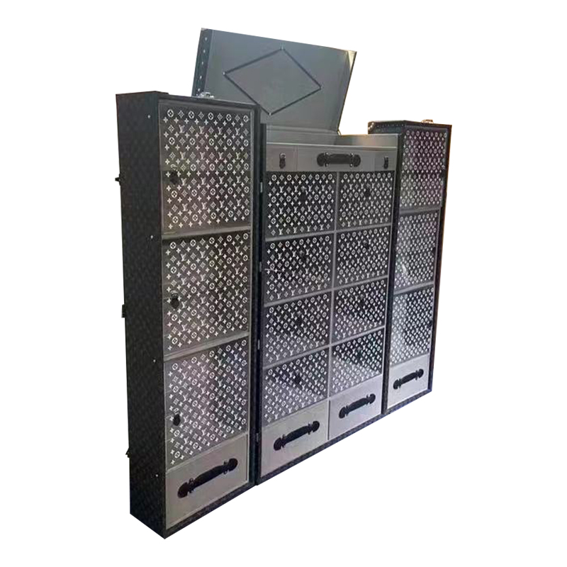 Famous LV shoe cabinet shoe box hard box storage box Manufacturers, Exporter