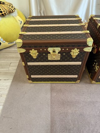 Best Luxury Monogram Nightstand with Pink Velvet Lining & Real Gold Plated Brass Hardware Supplier, Suppliers