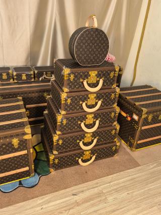 Famous Luxury Monogram Stackable Trunk Set with Hat Box Manufacturer, Exporters