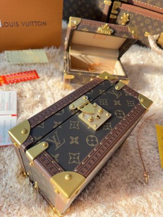 Famous Handcrafted LV Inspired Jewelry Storage Trunk for LV VOLT Collection, Premium Monogram Hard Case Supplier, Exporters