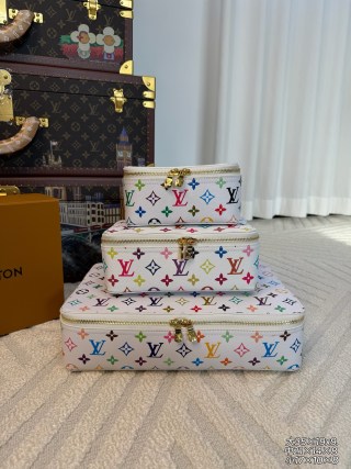 High-Quality Luxury LV Inspired Modern Travel Jewelry Case, 3-Size Set Jewelry Storage Box  Exporter, Exporters