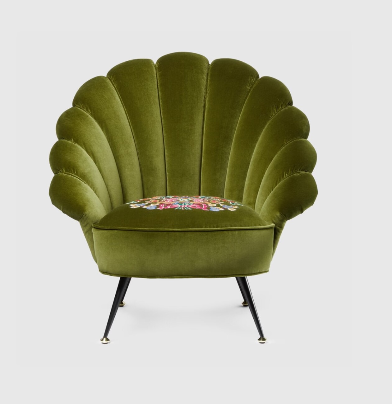 High-Quality  Furniture Chair Owl Embroidered Velvet Embroidered Flowers Velvet Armchair Exporter, Products