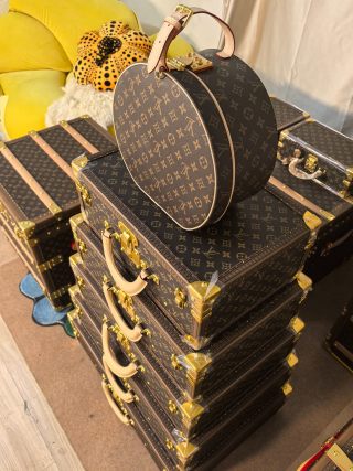 Famous Luxury Monogram Stackable Trunk Set with Hat Box Manufacturer, Exporters