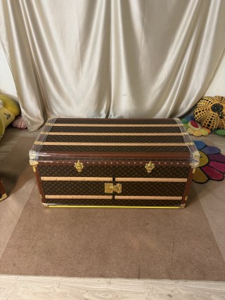 China LV Style Monogram 6-Drawer Coffee Table Trunk (Official Color-Block Lining) Factories, Exporters
