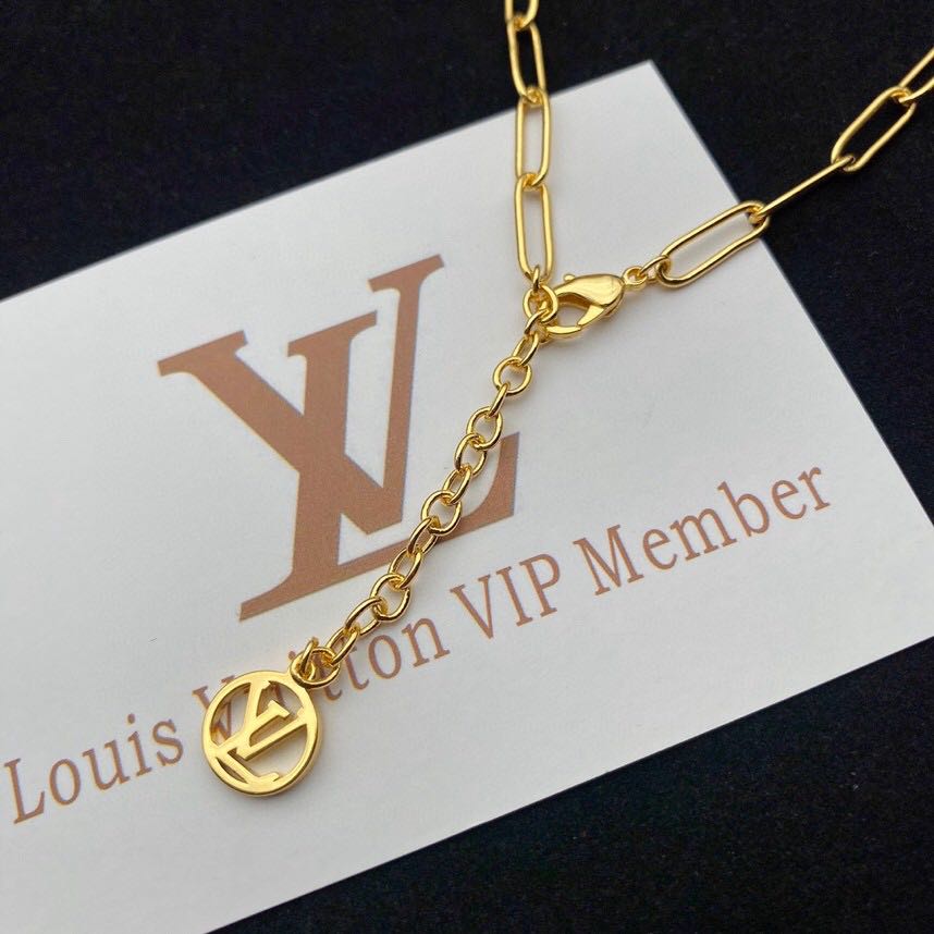 High-Quality LV Louis Vuitton necklace Roman holiday bracelet high-end custom original 18K gold-plated craftsmanship counter version Supplier, Exporters