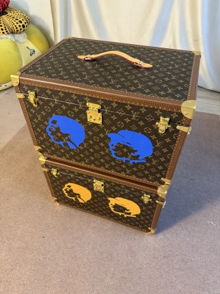 Wholesale Autumn Limited Edition Monogram Storage Trunk Set Luxury Cartoon Graffiti Storage Cabinets Product, Service