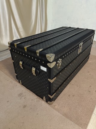 Wholesale Classic Black Monogram Coffee Table Trunk Luxury Storage Furniture Factory, Products