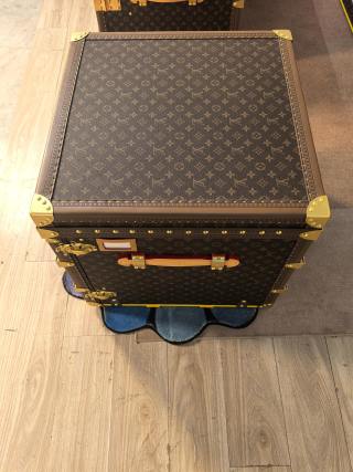 High-Quality 2026S New LV Style Monogram Side Table 2 Drawer Storage Supplier, Factories
