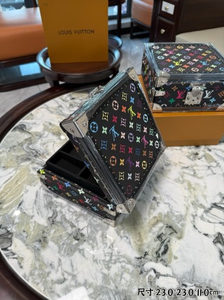 China Louis Vuitton x Murakami Style Multicolor Monogram Hard Case Jewelry Box Manufacturers, Exporter
