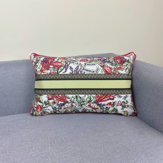 China Christian Dior Cabinet de la Mer Series Embroidered Lumbar Cushion Supplier, Product