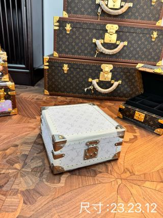 Famous LV Inspired White Monogram Jewelry Box - Multi-Compartment Jewelry Trunk Exporter, Exporters