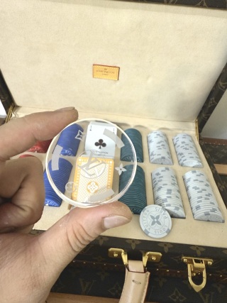 Best LV Style Monogram Portable Poker Chip Case Factory, Product